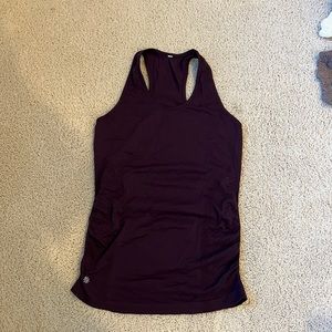 SMALL Athleta maroon tank top